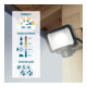 Ansmann Luminary LED-wandschijnwerper PIR 20 W bewegingsmelder, tot 1600 lumen WFL1600S