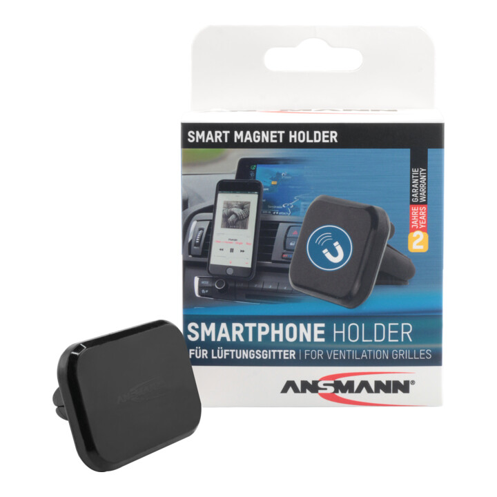 Ansmann Magnetische Lüftungsgitter-Halterung für Smartphones Smart Magnet Lüftungsgitter-Halterung