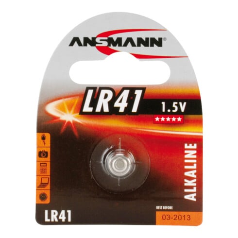 Ansmann Pile bouton LR41 1,5V Bli1