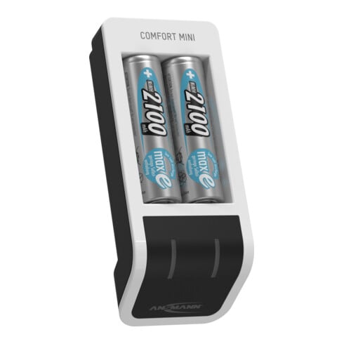Ansmann Snellader Comfort Mini + 2× AA, 2100mAh