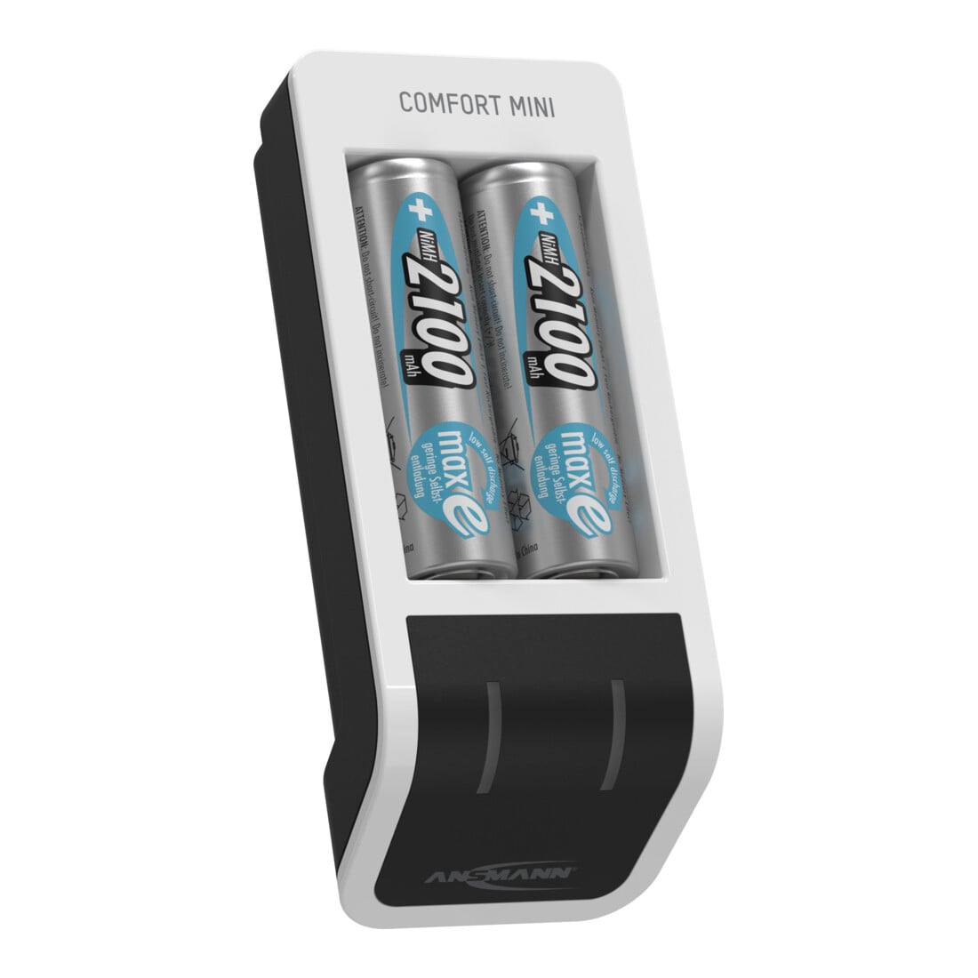Ansmann Snellader Comfort Mini + 2× AA, 2100mAh
