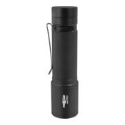 Ansmann Taschenlampe mit Akku oder Batterie betrieb + Gürtelclip T600FRB-4