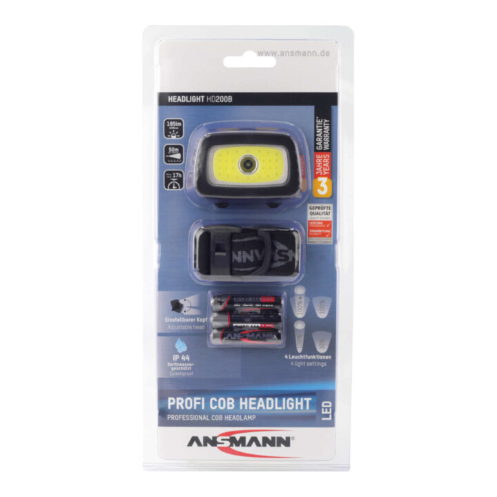 ANSMANN Taschenleuchte Headlight 1600-0198