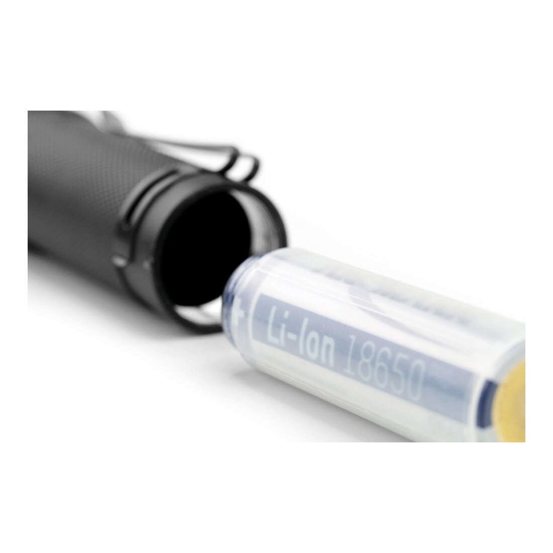 Ansmann zaklamp met accu of batterijvoeding + riemklem T600FRB
