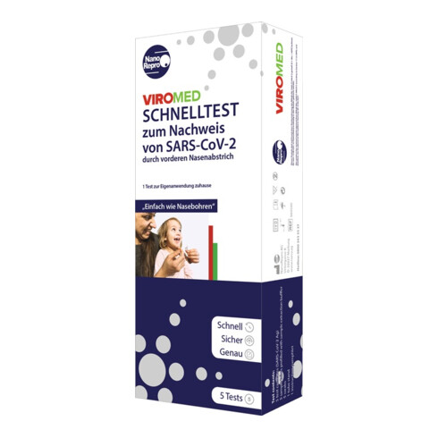 Antigen Schnelltest Viromed Nano Repro SARS-CoV-2 Schnelltest f.Laien