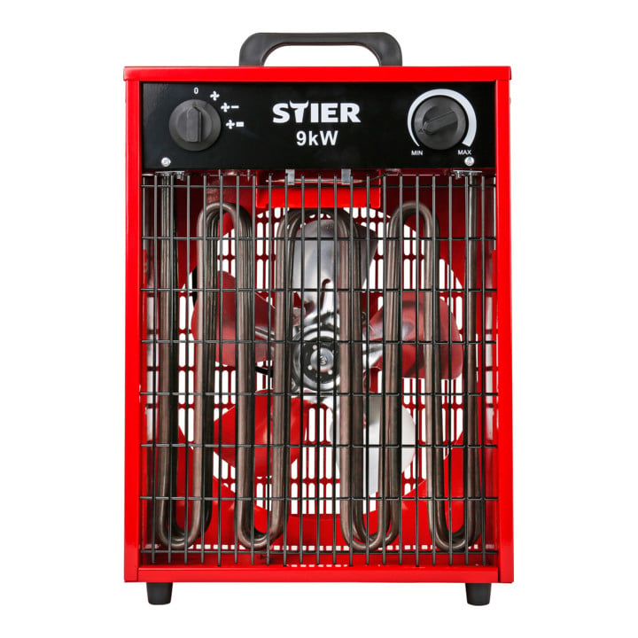 Appareil de chauffage électrique STIER Basic 9,0 kW 1150 m³/h