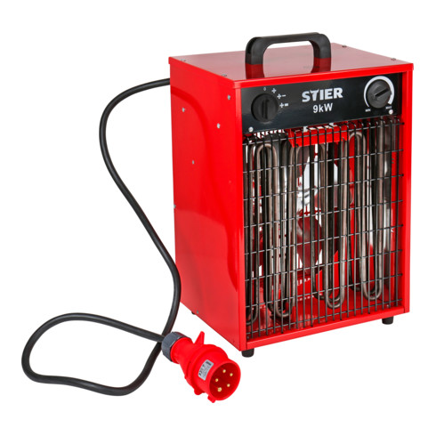 Appareil de chauffage électrique STIER Basic 9,0 kW 1150 m³/h