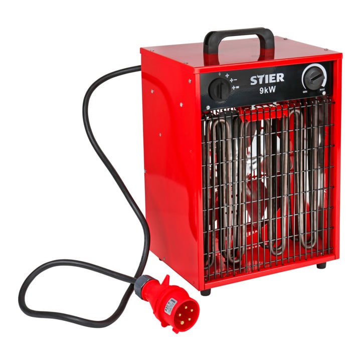Appareil de chauffage électrique STIER Basic 9,0 kW 1150 m³/h