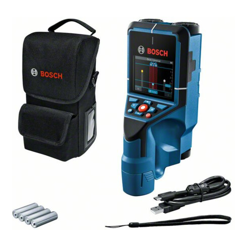 Appareil de localisation Wallscanner D-tect 200 C Bosch avec 4x piles LR6 1,5 V (AA)