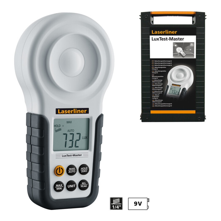 Appareil de mesure de l'intensité lumineuse Laserliner LuxTest-Master