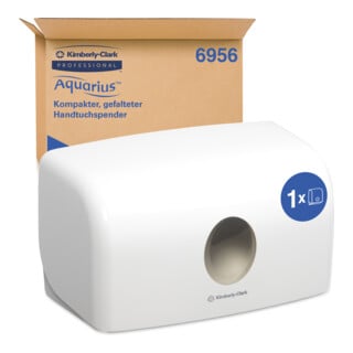Aquarius Handtuchspender, Papierhandtuchspender, weißer