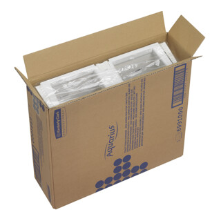 Aquarius Jumbo Nonstop-Spender für Toilettenpapier, Weiß