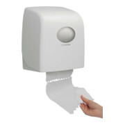 Aquarius Slimroll Handtuchspender, Weiß, 1 x weißer Handtuchrollen-Spender-2