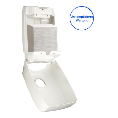 Aquarius Spender für Papierhandtücher, 1 x Papierhandtuchspender, weiß