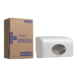Aquarius Toilettenpapierspender für Kleinrollen, Weiß