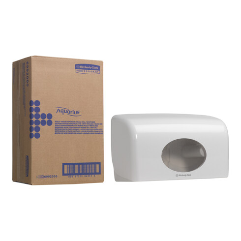 Aquarius Toilettenpapierspender für Kleinrollen, Weiß