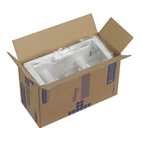 Aquarius Toilettenpapierspender für Kleinrollen, Weiß