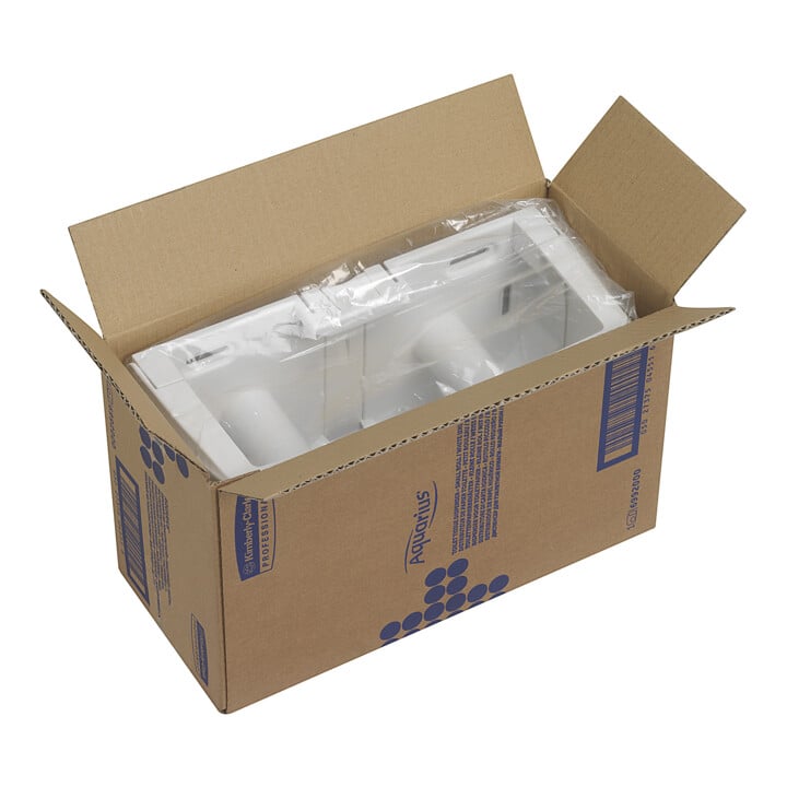 Aquarius Toilettenpapierspender für Kleinrollen, Weiß