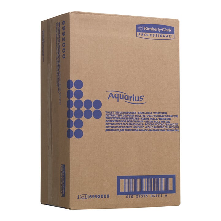 Aquarius Toilettenpapierspender für Kleinrollen, Weiß