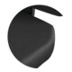 Arbeitsdrehstuhl Nexxit Gleiter Kunstlederpolster schwarz Griff blau 450-600mm-5