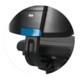Arbeitsdrehstuhl Nexxit Gleiter Kunstlederpolster schwarz Griff blau 450-600mm