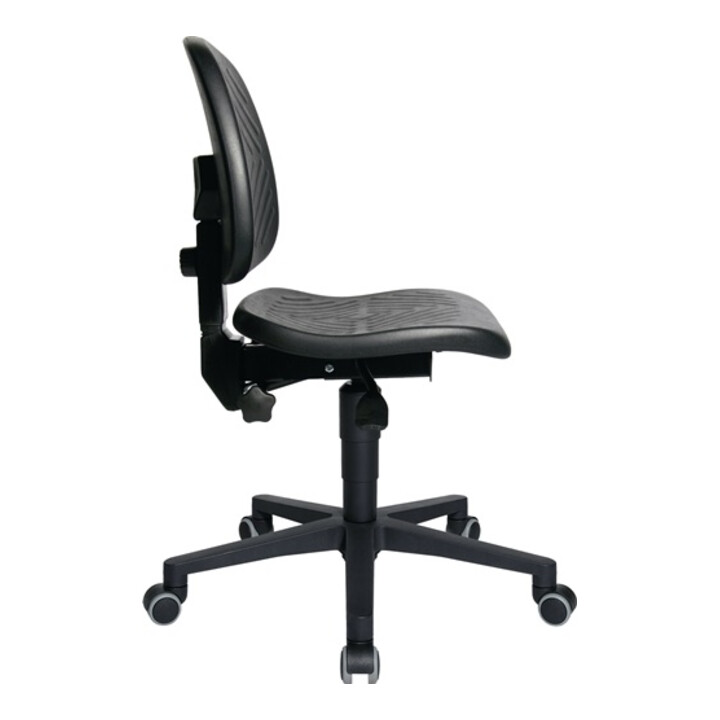 Arbeitsdrehstuhl TEC 40 Rl.Polyurethanschaum schwarz 410-540mm TOPSTAR