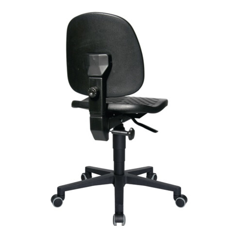 Arbeitsdrehstuhl TEC 40 Rl.Polyurethanschaum schwarz 410-540mm TOPSTAR
