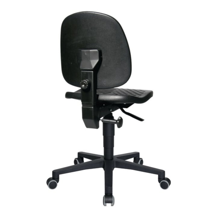 Arbeitsdrehstuhl TEC 40 Rl.Polyurethanschaum schwarz 410-540mm TOPSTAR