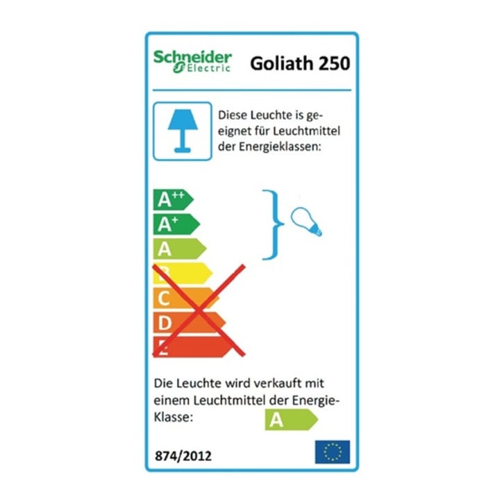 Arbeitsleuchte 230V Goliath 55W H07RN-F 2x1mm2 Kabel-L.5m