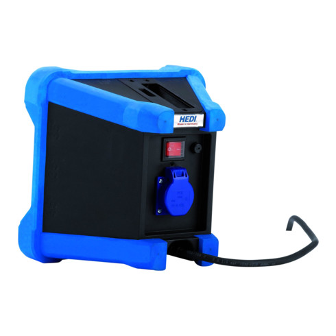 Arbeitsleuchte HEDI LEDCube, blau/schwarz, 35 Watt, IP44