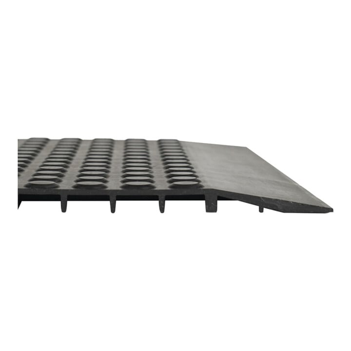 Arbeitsplatzbodenbelag L900xB600xS11mm schwarz Nitrilkautschuk