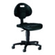 Arbeitsstuhl TEC 20 Siège mousse PU noir Hauteur d'assise 420-550 mm avec roulettes-3