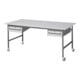Arbeitstisch B2000xT1000xH800-850mm Arbeitsplatte Melamin Gestell anthr-metallic-4