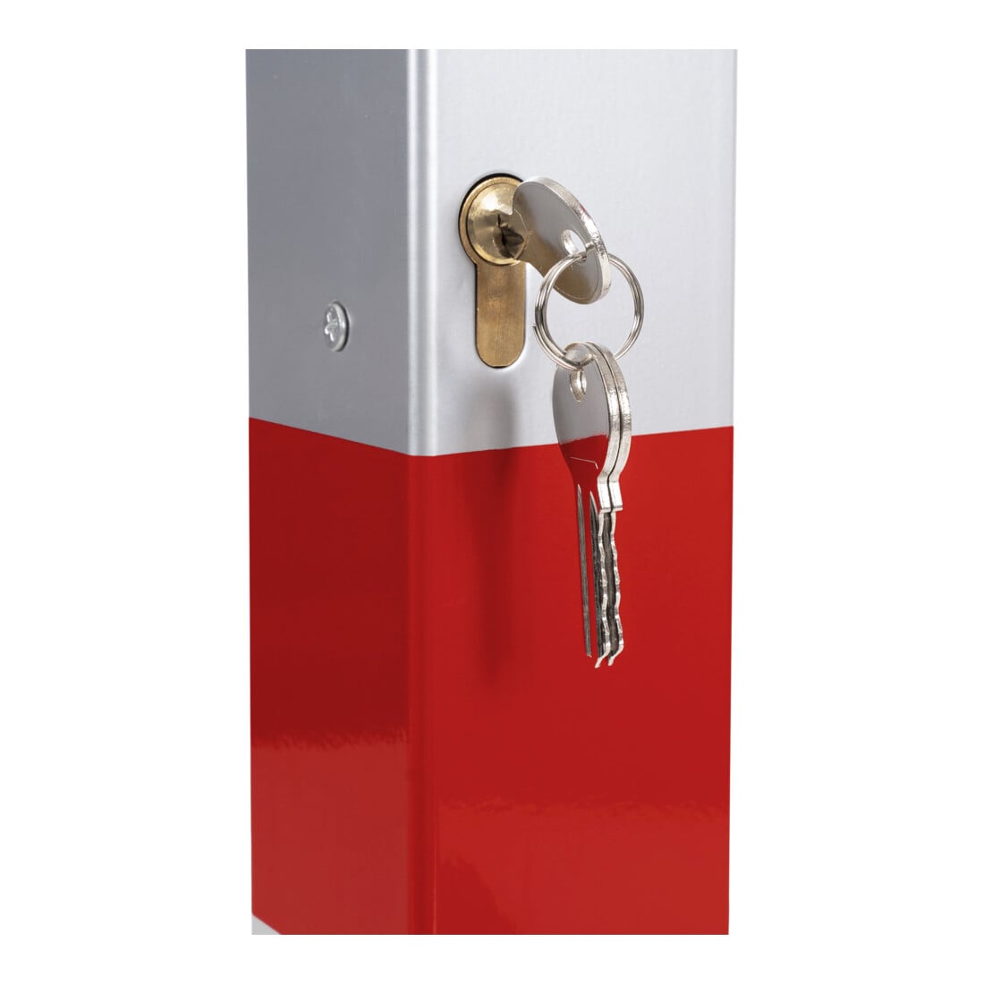 Arceau de parking rabattable STIER avec cadenas à cylindre, HxlxP 512x775x190 mm