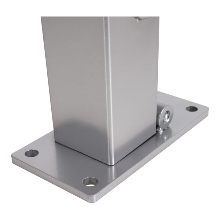 Arceau de parking rabattable STIER avec cadenas à cylindre, HxlxP 512x775x190 mm