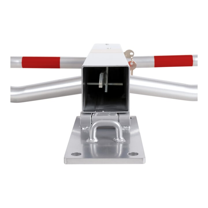 Arceau de parking rabattable STIER avec cadenas à cylindre, HxlxP 512x775x190 mm