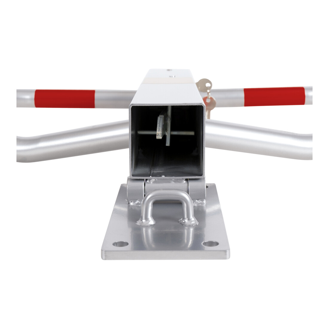 Arceau de parking rabattable STIER avec cadenas à cylindre, HxlxP 512x775x190 mm