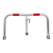 Arceau de parking rabattable STIER avec cadenas, HxlxP 420x753x365 mm-5