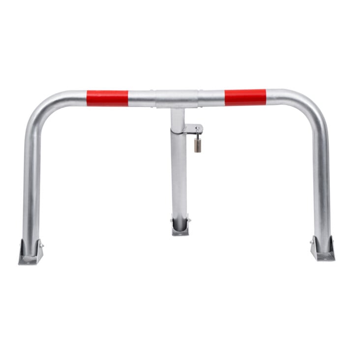 Arceau de parking rabattable STIER avec cadenas, HxlxP 420x753x365 mm