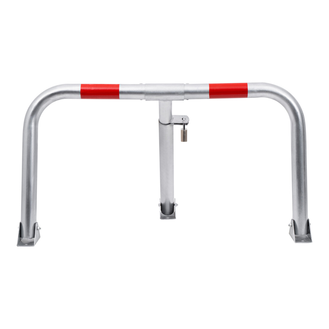 Arceau de parking rabattable STIER avec cadenas, HxlxP 420x753x365 mm