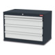 Armoire à 4 tiroirs STIER lxPxH 900x575x620 mm-1