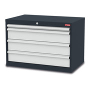 Armoire à 4 tiroirs STIER lxPxH 900x575x620 mm