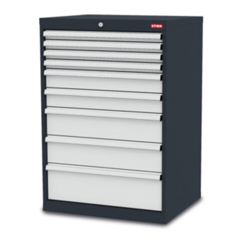 Armoire à 9 tiroirs STIER lxPxH 700x575x1020 mm