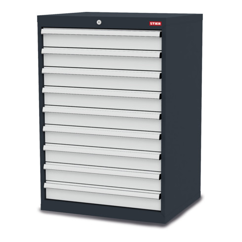 Armoire à 9 tiroirs STIER lxPxH 700x575x1020 mm