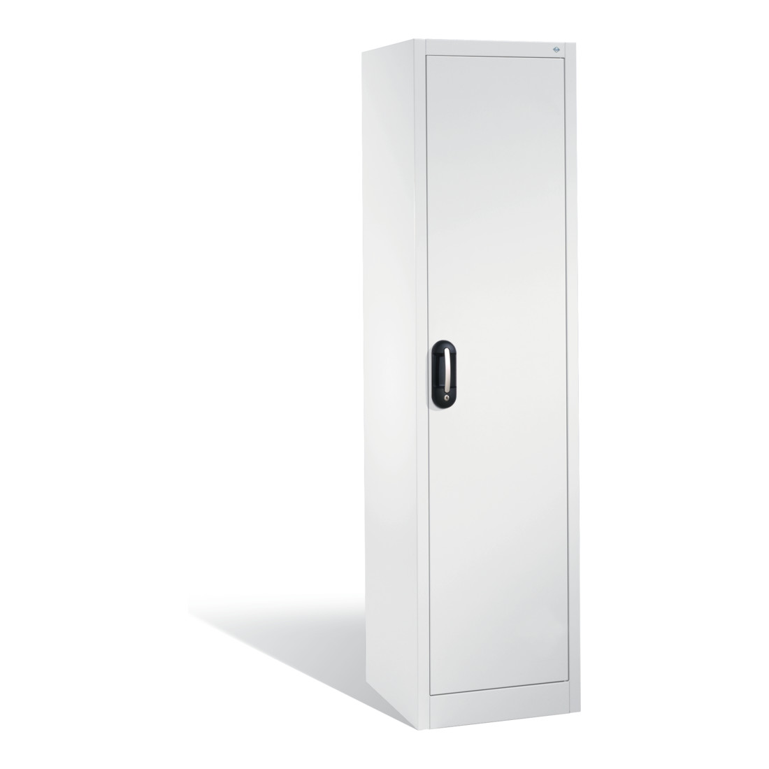 Armoire à dossiers C+P Acurado avec porte battante, 5 hauteurs de classeurs, H1950xL500xP500mm Façade blanc pur Corps blanc pur