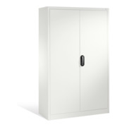 Armoire à dossiers C+P Acurado avec portes battantes, 5 hauteurs de classeurs, H1950xL1200xP500mm Façade blanc pur Corps blanc pur-1