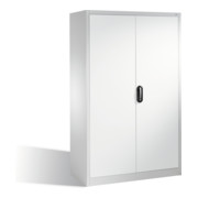Armoire à dossiers C+P Acurado avec portes battantes, 5 hauteurs de classeurs, H1950xL1200xP600mm Façade blanc pur Corps blanc pur-1