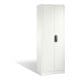 Armoire à dossiers C+P Acurado avec portes battantes, 5 hauteurs de classeurs, H1950xL700xP400mm Façade blanc pur Corps blanc pur-1