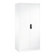 Armoire à dossiers C+P Acurado avec portes battantes, 5 hauteurs de classeurs, H1950xL930xP500mm Façade blanc pur Corps blanc pur-1