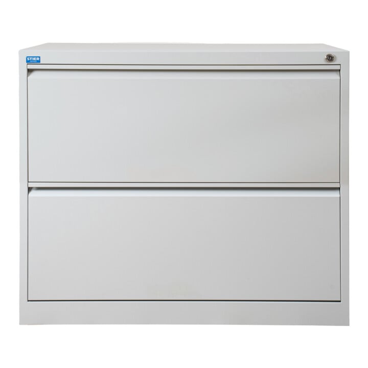 Armoire à dossiers suspendus STIER, 2 tiroirs, double rail, DIN A4, 720x840x620 mm
